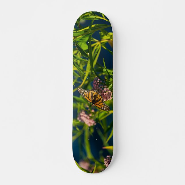 Monarch och Milkweed Mini Skateboard Bräda 18,5 Cm (Framsida)