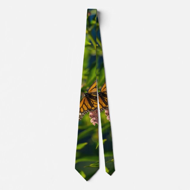 Monarch och Milkweed Neck Tie Slips (Framsida)