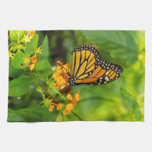 Monarch på Lantana Kökshandduk