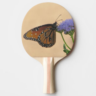Monarch på Lila Flower Nature Photo Butterfly Pingisracket