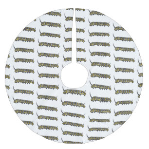 Monarch-tecknad-illustration Julgransmatta Borstad Polyester