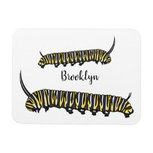 Monarch-tecknad-illustration Magnet