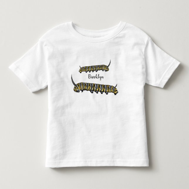 Monarch-tecknad-illustration T Shirt (Framsida)