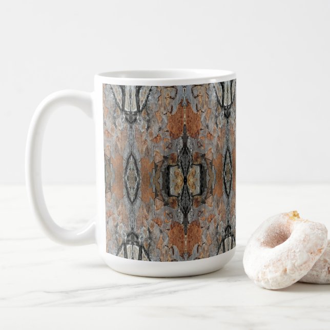 Monarch Träd Bark Mönstrad Kaffemugg (Med munk)
