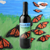 Monarch Vin Butterfly Folk Art