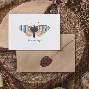 Monarch Vintage Watercolor Butterfly Vykort