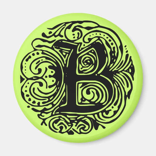 Monarchia Black "B" Magnet (Framsidan)