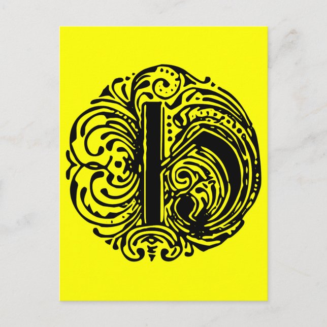 Monarchia Brev ’H’ Vykort (Framsida)