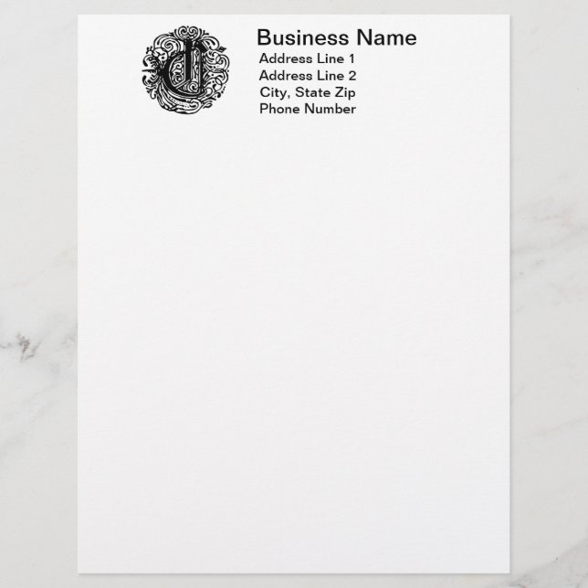 Monarchia ’C’ Letterhead (Framsida)