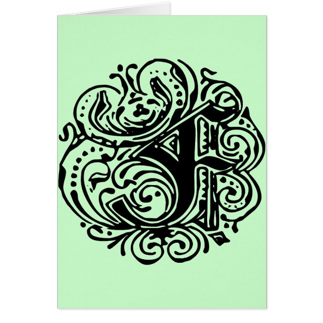 Monarchia ’F’ Hälsningskort (Framsidan)