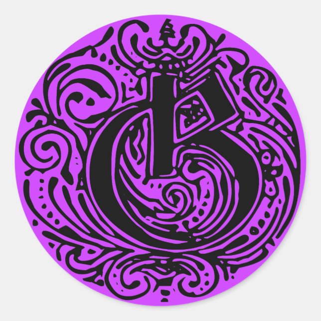 Monarchia ’G’ Runt Klistermärke (Framsida)