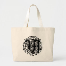 Monarchia Monogram Brev W Initial Alphabet W Jumbo Tygkasse