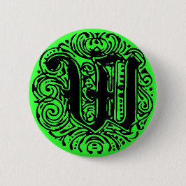 Monarchia Monogram Brev W Initial Alphabet W Knapp