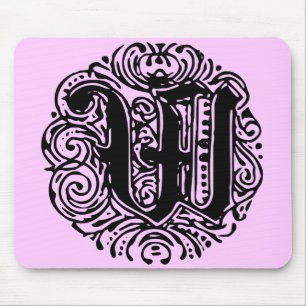Monarchia Monogram Brev W Initial Alphabet W Musmatta