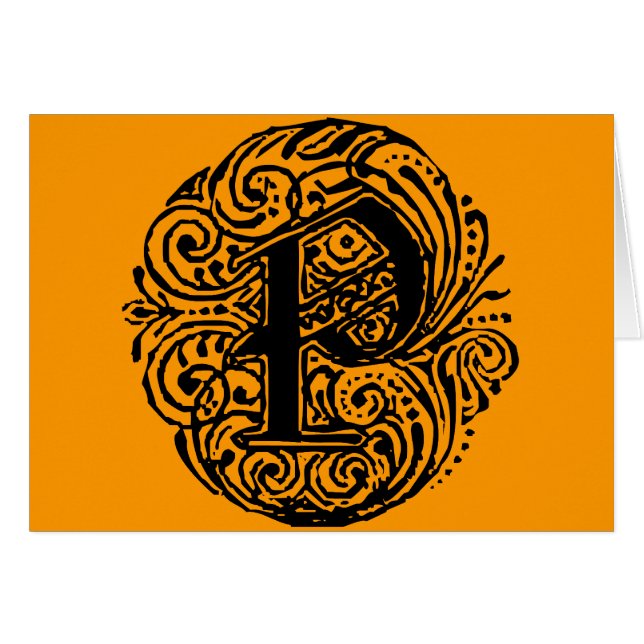 Monarchia ’P’ Hälsningskort (Framsidan Horizontal)