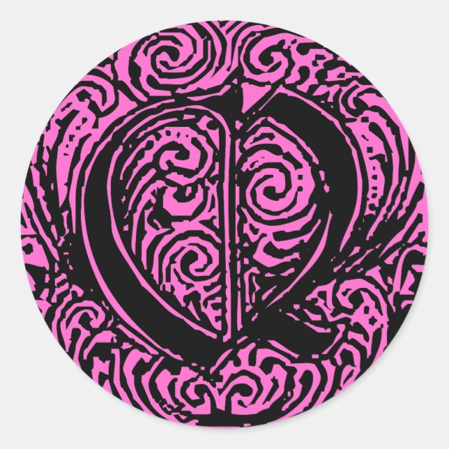 Monarchia ’Q’ Runt Klistermärke (Framsida)