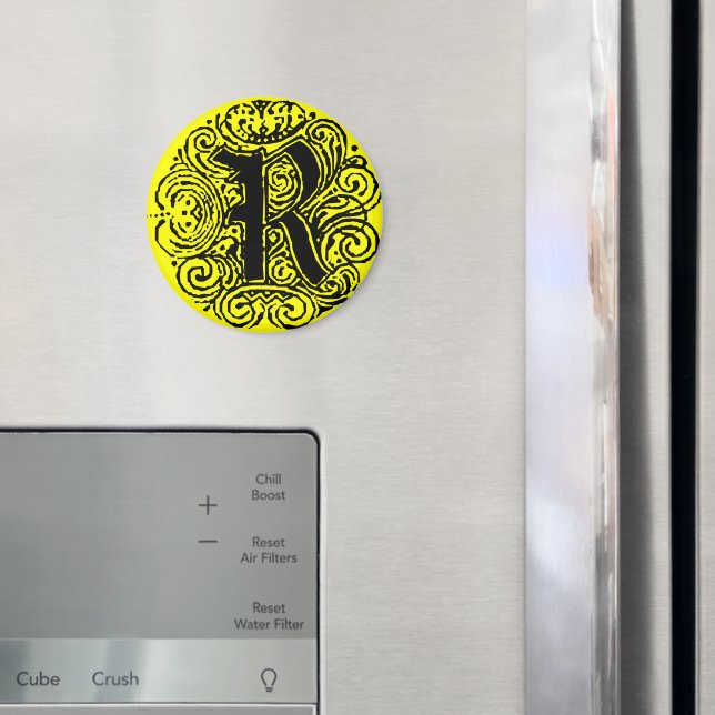 Monarchia ’R’ Magnet (In Situ (Fridge))