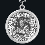 Monarchia ’S’ Silverpläterat Halsband<br><div class="desc">Monogram-typsnittet finare som heter Monarchia. En text från Victorian vintage stil. Anpassa detta med teckningen eller texten. Överför designen till valfri produkt.</div>