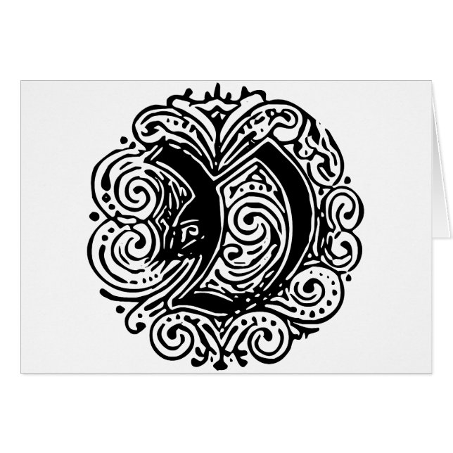 Monarchia ’V’ Hälsningskort (Framsidan Horizontal)