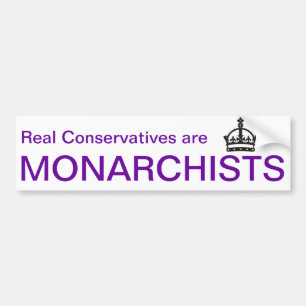 Monarchistbildekal Bildekal