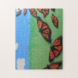 Monarchs Migrating Folk Art of Clay Pussel