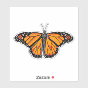 Monard Butterfly Klistermärken