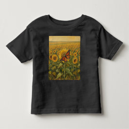 Monark med solrosor t shirt