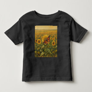 Monark med solrosor t shirt
