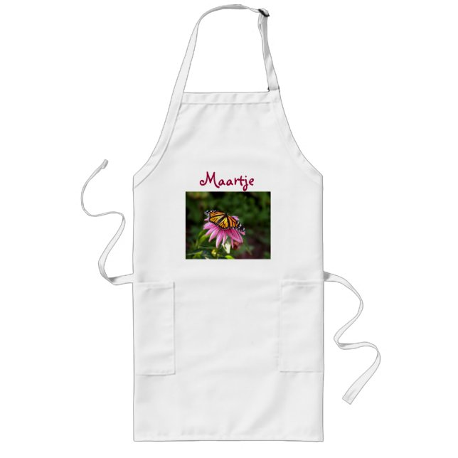 monark med spridd vingar långt förkläde (Framsidan)