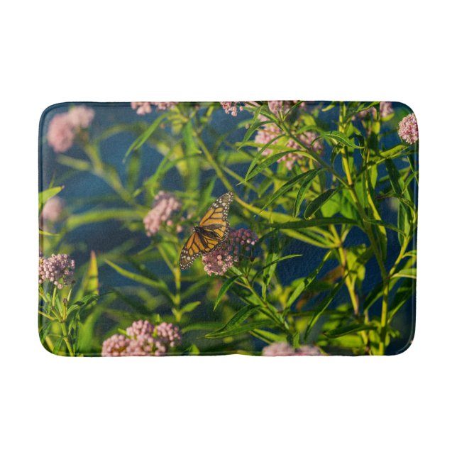 Monark och Svärmare (Asclepias) Badrumsmatta (Framsidan)