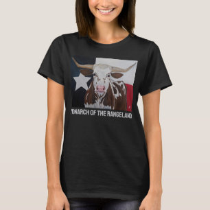 Monarken på Rangeland Målning av Alfred Fox T Shirt
