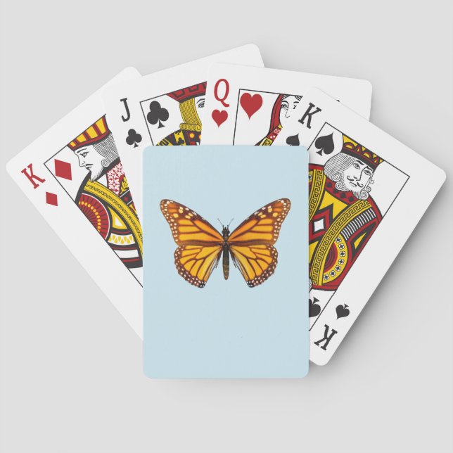 Monarkfjäril Casinokort (Baksidan)