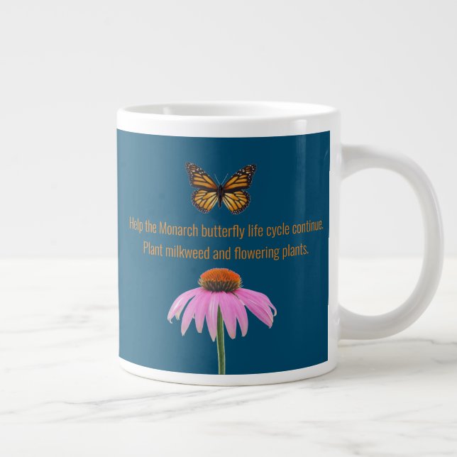 Monarkfjäril Jumbo Mugg (Höger)