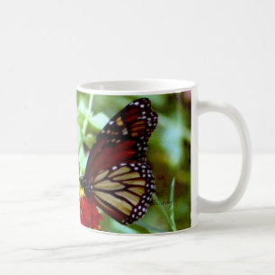 monarkfjäril kaffemugg