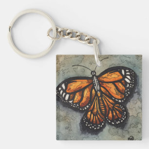 Monarkfjäril Keychain