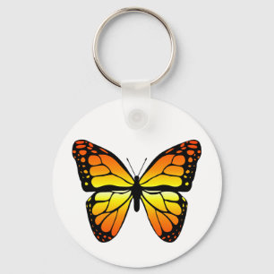 Monarkfjäril Keychain Nyckelring