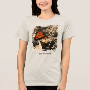 Monarkfjäril på blad Personlig Natur T Shirt