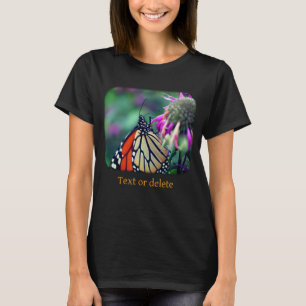 Monarkfjäril på blomma Natur Personlig T Shirt