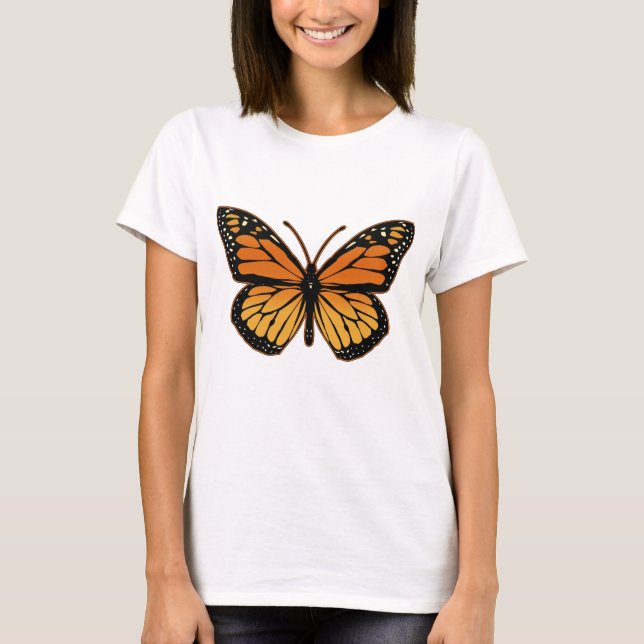 Monarkfjäril T-shirt (Framsida)