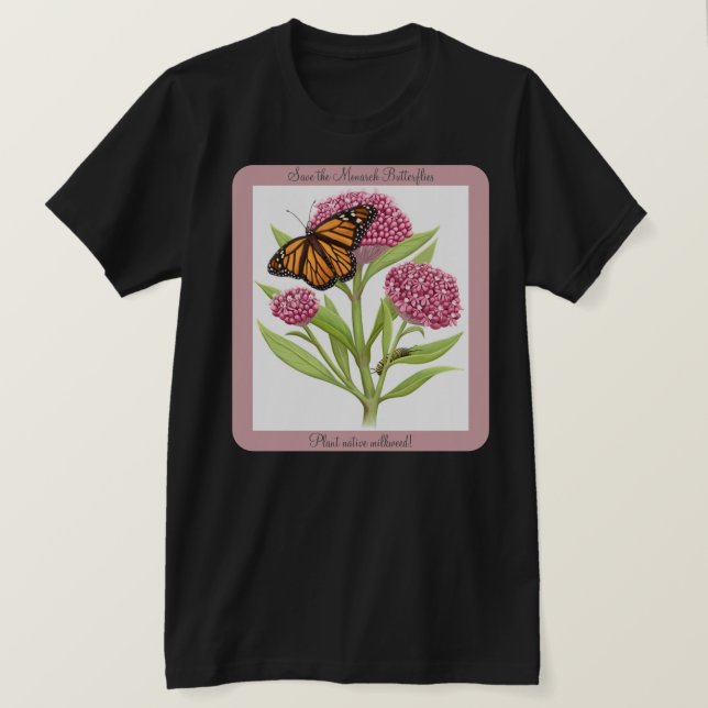 Monarkfjäril T Shirt (Design framsida)