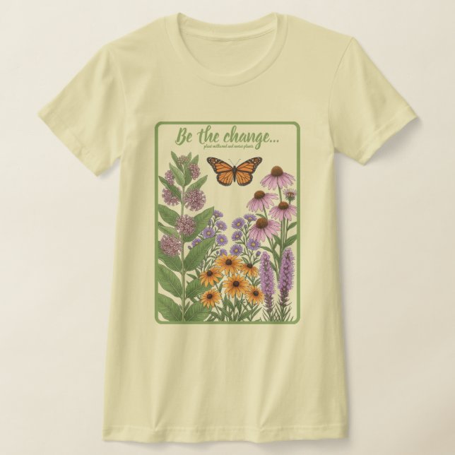 Monarkfjäril T Shirt (Laydown)