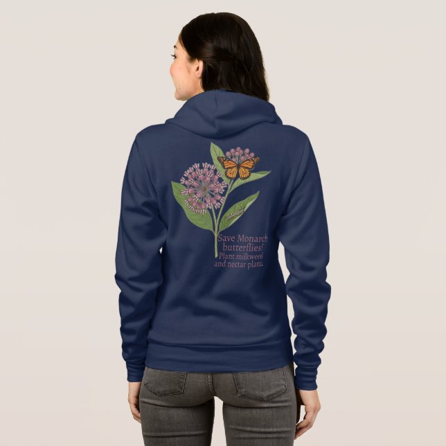 Monarkfjäril T Shirt (Hel baksida)