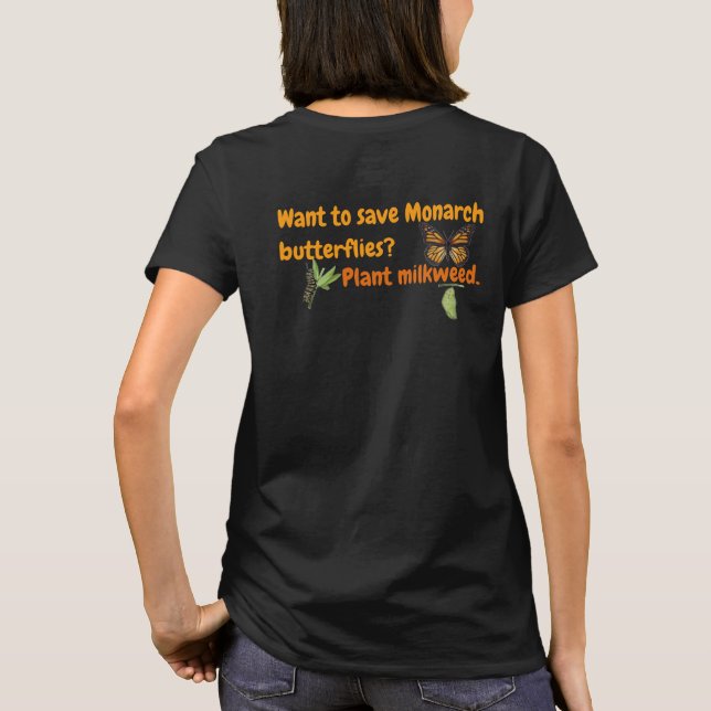 Monarkfjäril T Shirt (Baksida)