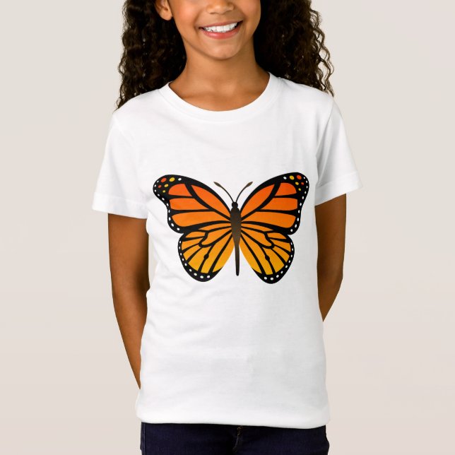 Monarkfjäril Tee Shirt (Framsida)