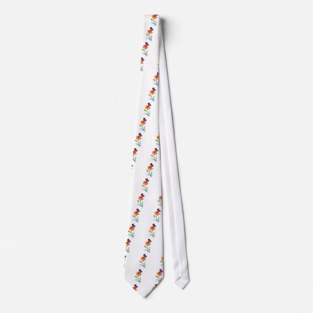 Monarkfjäril & tigerlilja slips (Framsida)