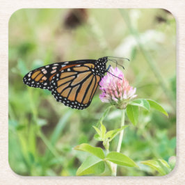 Monarkfjäril Underlägg Papper Kvadrat