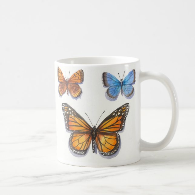 Monarkfjäril & vänner kaffemugg (Höger)