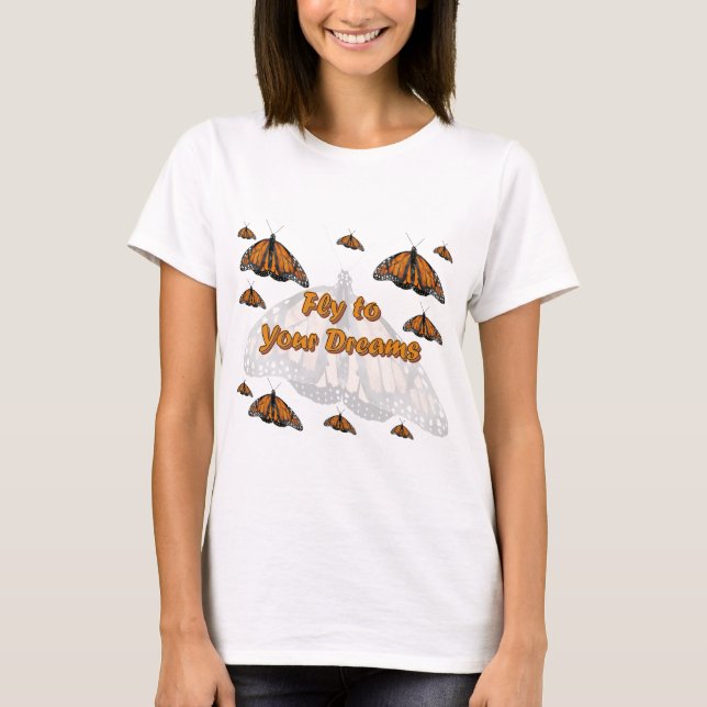 Monarkfjärilar T Shirt (Framsida)