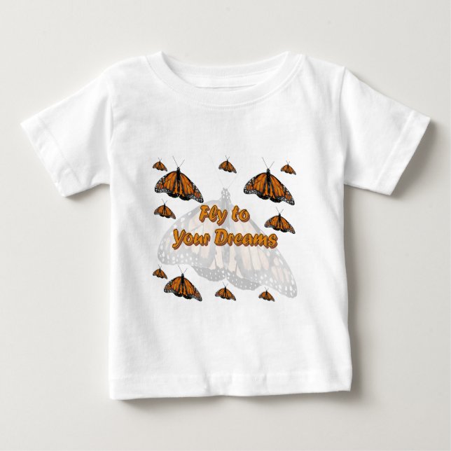 Monarkfjärilar Tee (Framsida)