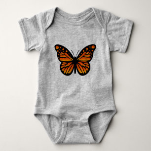 Monarkfjärilsdesign - babyJersey Bodysuit T Shirt